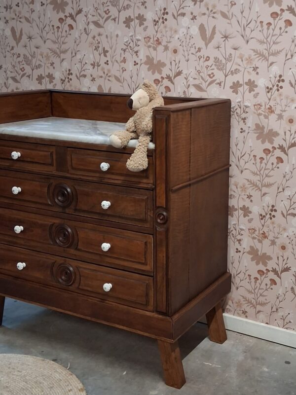 Vintage commode met marmeren blad | Josiefine