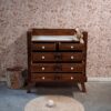 Franse Vintage Commode Met lades en Wit Marmeren Blad 'Emma'