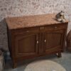 Vintage commode met marmerenblad