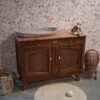 Vintage commode met marmerenblad
