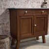 Vintage commode met wit marmerenblad