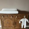 vintage commode babykamer, vintage kast kinderkamer