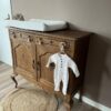 vintage commode babykamer, vintage kast kinderkamer
