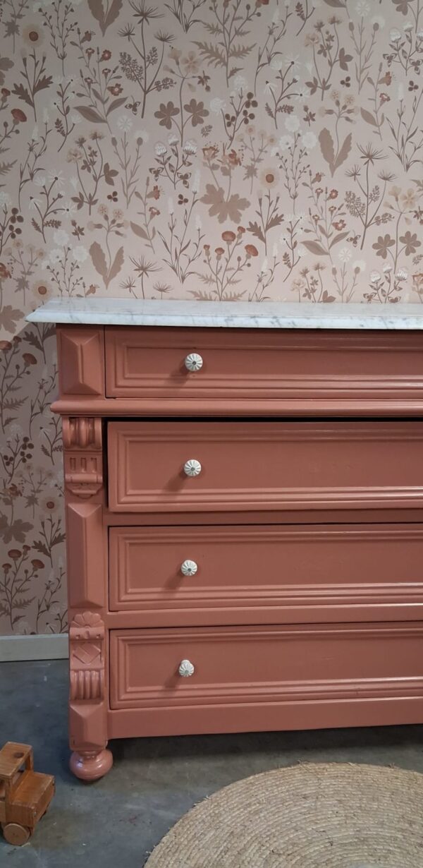 vintage commode babykamer kinderkamer meidenkamer baby zwanger uniek duurzaam jongenskamer marmerenblad