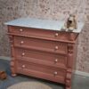 vintage commode babykamer kinderkamer meidenkamer baby zwanger uniek duurzaam jongenskamer marmerenblad