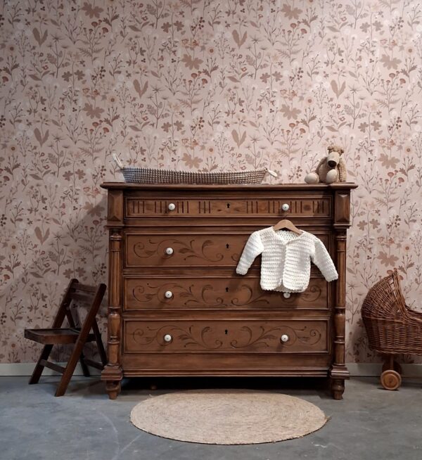vintage commode babykamer kinderkamer meidenkamer baby zwanger uniek duurzaam jongenskamer marmerenblad
