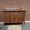 vintage commode babykamer, vintage kast kinderkamer