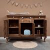 vintage commode babykamer, vintage kast kinderkamer