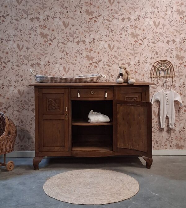 vintage commode babykamer kinderkamer meidenkamer baby zwanger uniek duurzaam jongenskamer marmerenblad