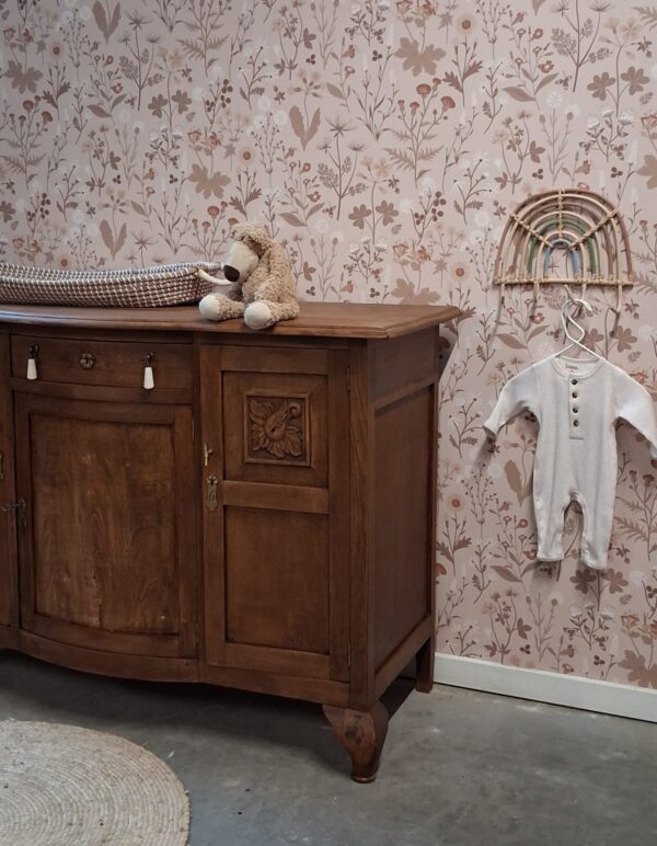 vintage commode babykamer kinderkamer meidenkamer baby zwanger uniek duurzaam jongenskamer marmerenblad