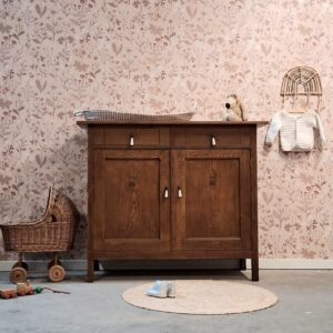 vintage commode babykamer kinderkamer meidenkamer baby zwanger uniek duurzaam