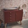 Vintage commode met lades Merlot Mania