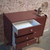 Vintage commode met lades Merlot Mania