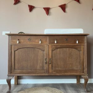 WhatsApp Image 2026-03-21 at 16.56.41 (4) Vintage ladekast commode babykamer halkast groen duurzaam uniek kinderkamer