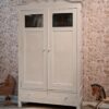 Vintage demontabele tweedeurs kledingkast in een kleur naar keuze