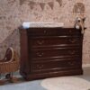 vintage commode babykamer, vintage kast kinderkamer