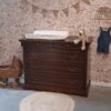 vintage commode babykamer, vintage kast kinderkamer