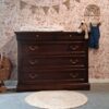 vintage commode babykamer, vintage kast kinderkamer