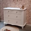 vintage commode babykamer, vintage kast kinderkamer