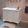 vintage commode babykamer, vintage kast kinderkamer