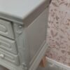 Vintage commode houtkleur/badkamermeubel