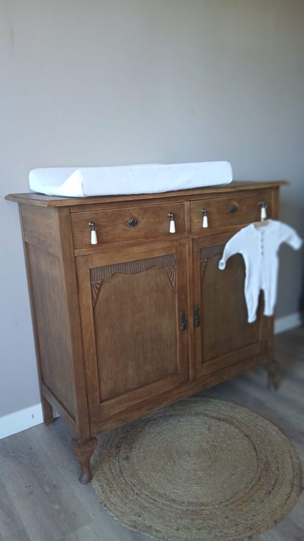 WhatsApp Image 2026-04-24 at 14.35.37 (1) Vintage commode houtkleur/badkamermeubel