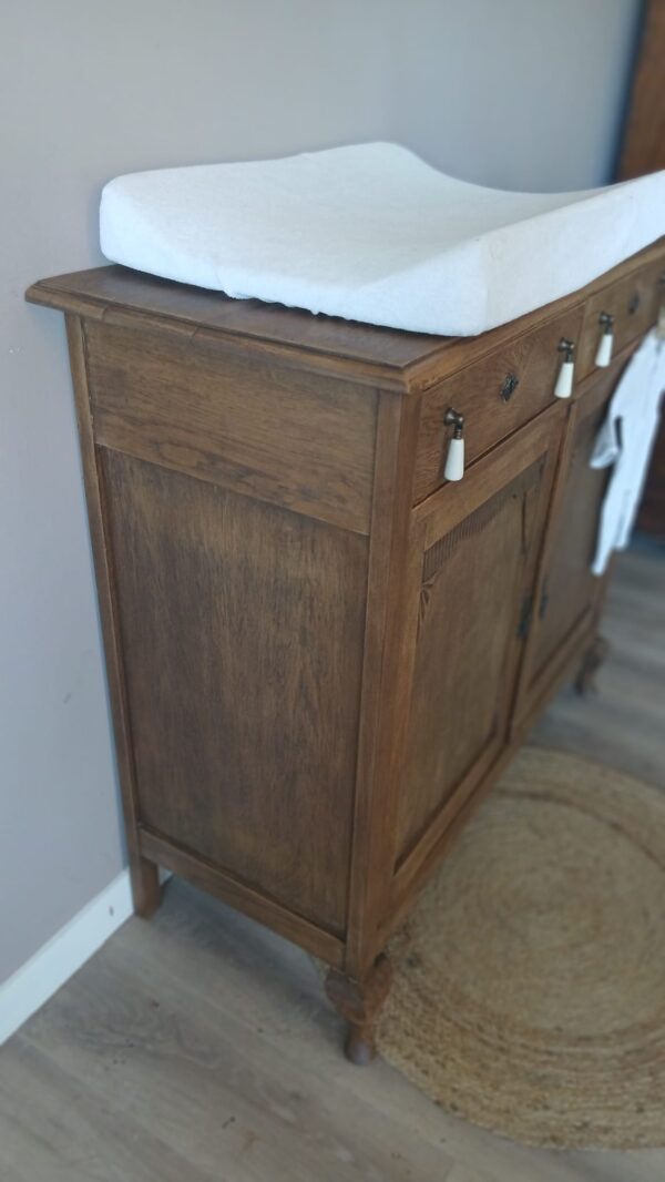 WhatsApp Image 2026-04-24 at 14.35.37 (2) Vintage commode houtkleur/badkamermeubel