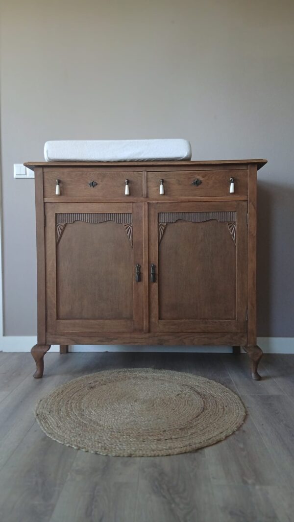 WhatsApp Image 2026-04-24 at 14.35.38 Vintage commode houtkleur/badkamermeubel