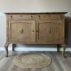 Vintage commode houtkleur/badkamermeubel