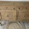 Vintage commode houtkleur/badkamermeubel