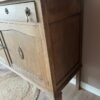 Vintage commode houtkleur/badkamermeubel