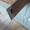 Vintage commode houtkleur/badkamermeubel