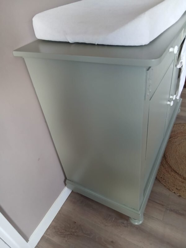 Vintage commode houtkleur/badkamermeubel